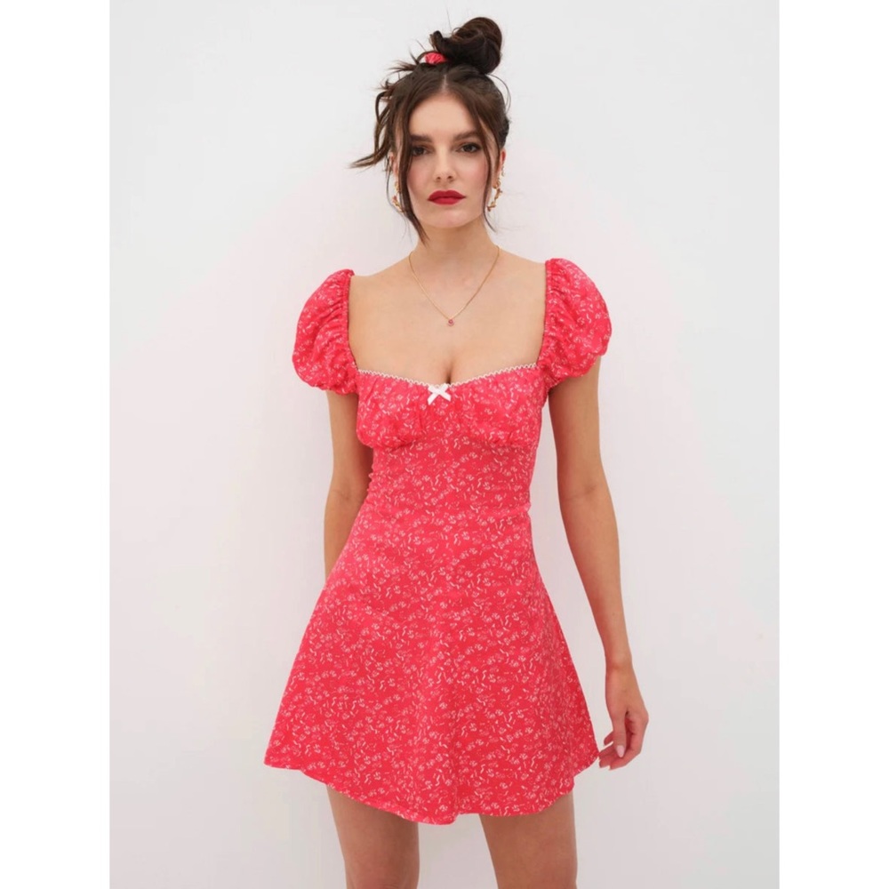 For Love & Lemons Antonia Mini Dress